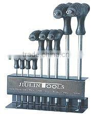 9pcs T handle Hex Key Wrench