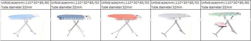 cheap steel frame ironing table board adjustable iron board