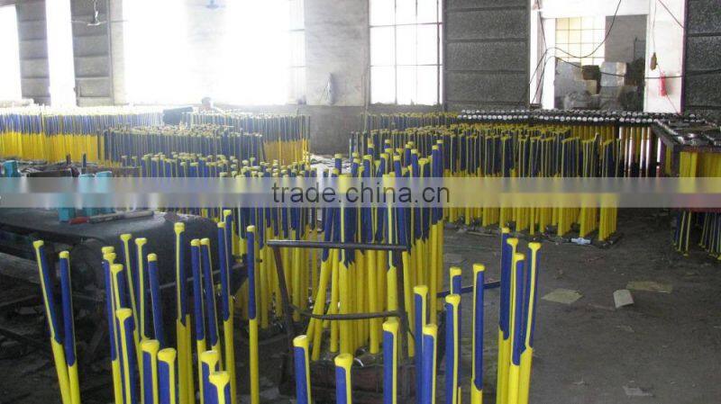 sledge hammer forged with wooden handle