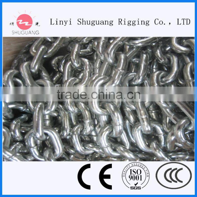 Anti-skid tractor snow chain welded chain