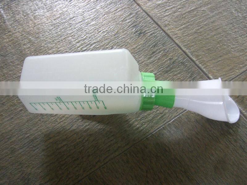 Consumables TopMedi Unisex urine bottle for male and female 1000ml hospital urine bottle