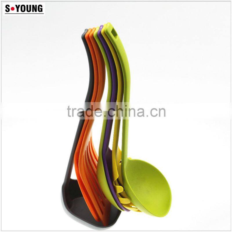 33048 7-Piece colorful nylon material kitchen utensil set, nylon kitchen tools, custom kitchen sets