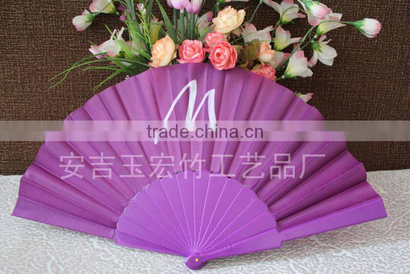 Customized plastic cloth fan with your logo printing