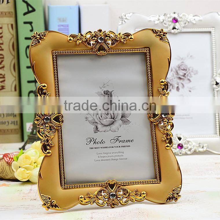 Classical Creative Photo Picture Frame Modern Design With Gold or Silver Plastic Photo Frame