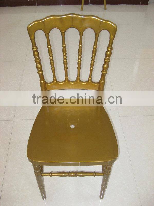 colorful banquet resin napoleon chair PP chair