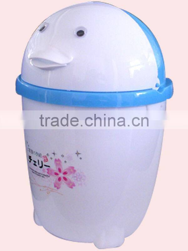 Penguin Shape Table Paper Towel Plastic Trash Bin