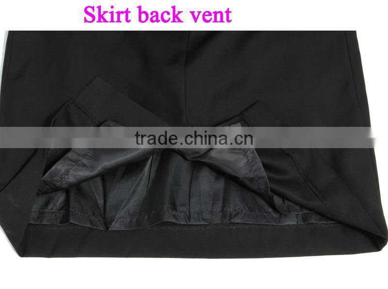 professional factory made 2 button designer notch lapel custom 3 piece women suit