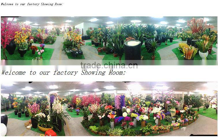 2015 Wholesale Decorative artificial flower tree fake wedding blossom tree flower trees and plants sale