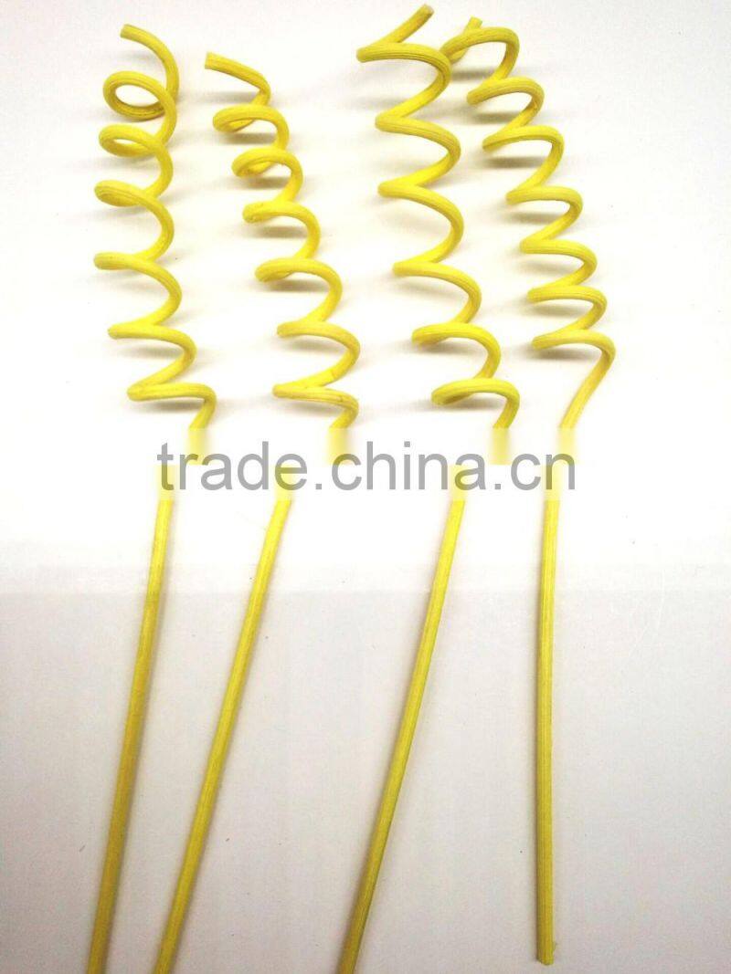 colorful curly reed sticks curly rattan sticks for air freshener