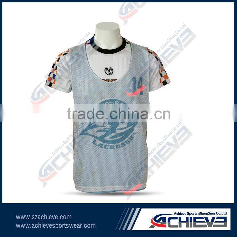 Full Sublimated Lacrosse Skirts Custom Sublimation Lacrosse Shooting Shirt
