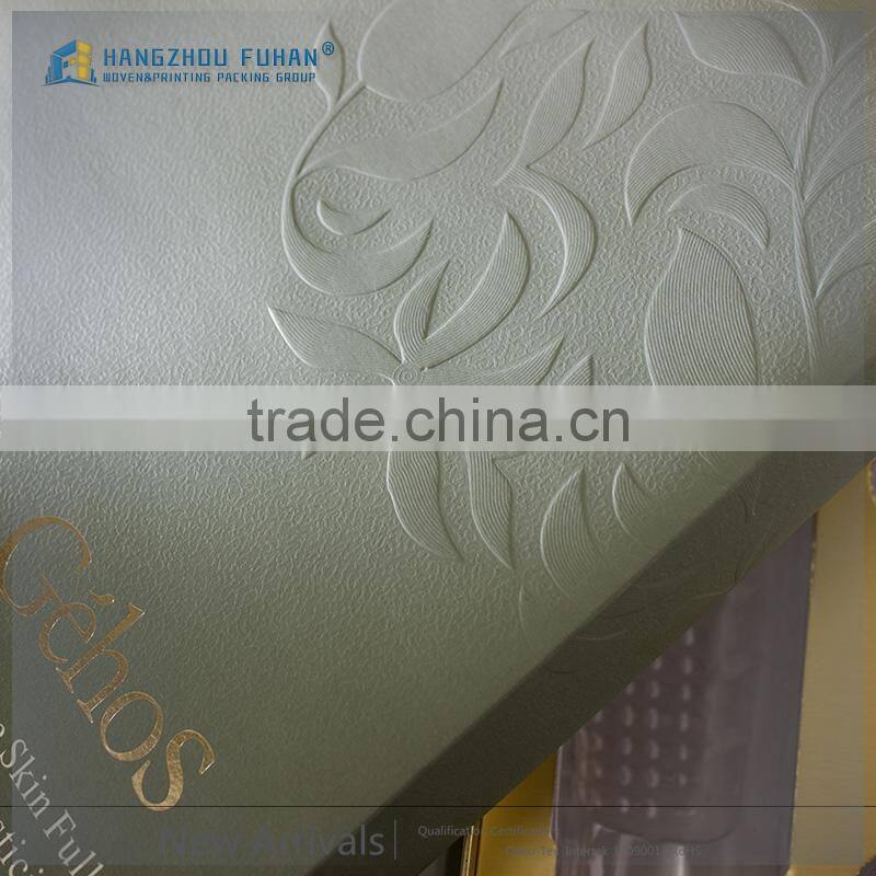 Professional Emboss Logo Printing Facial Mask Packing Box