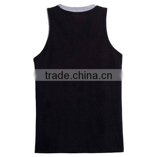 Printed mens tank top mens sleeveless t shirts