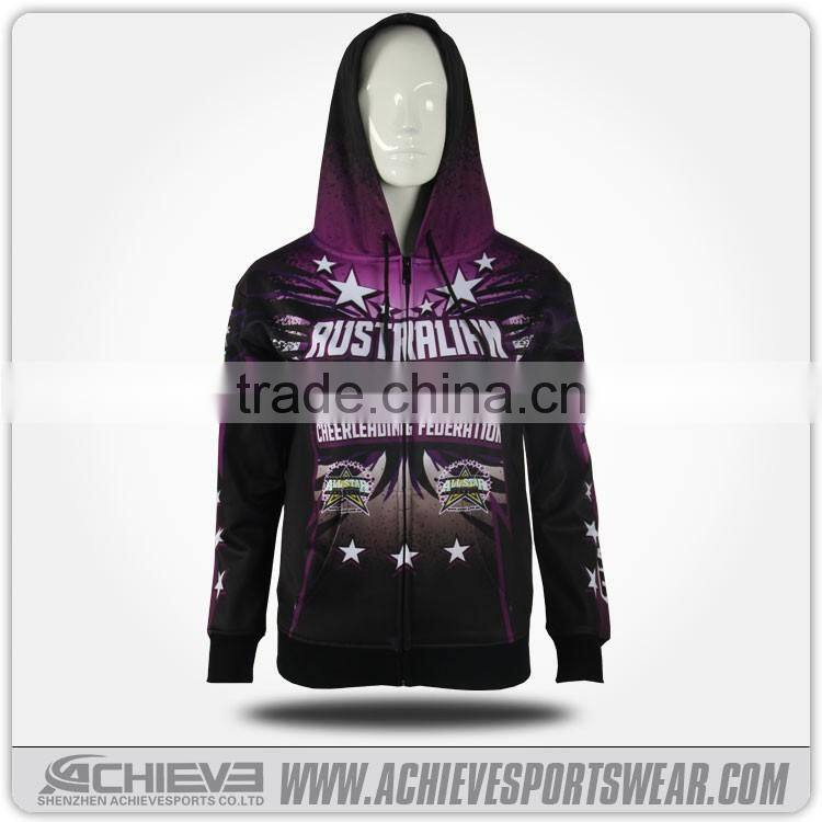 subliamted 100% polyester hoodies for men, custom hoody