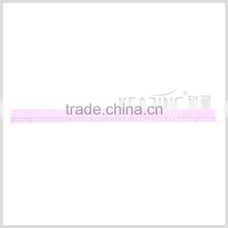 Chinese factory direct wholesale 1.2mm thick sandwich line printing 12" long garment ruler for sewing #B-60