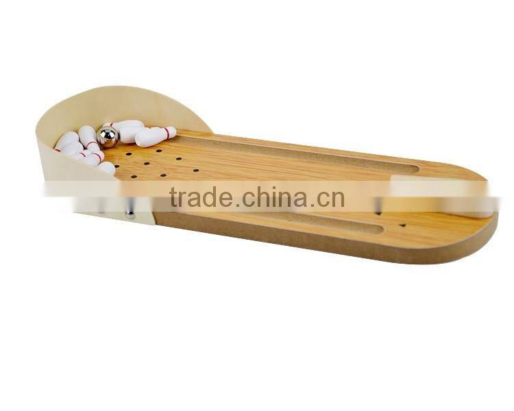 wooden bowling toys table bowling table sport toys wooden table toys