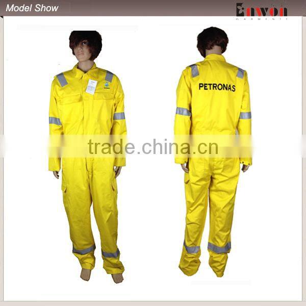 Yellow Coveralls With Reflector