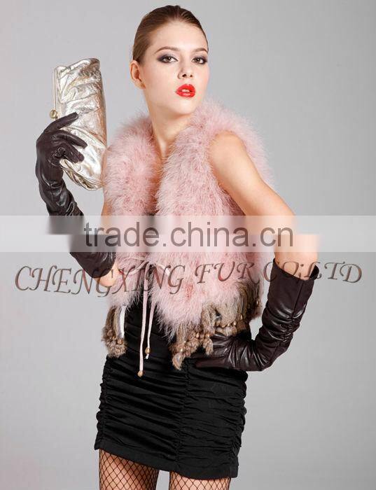 CX-G-B-79A Turkey Feather Casual Dress