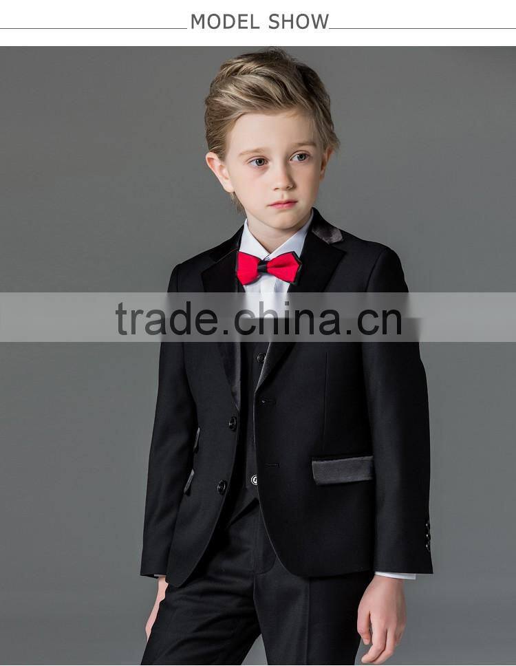 ELPA NXB0101 formal fancy black 3 piece designer boys suits