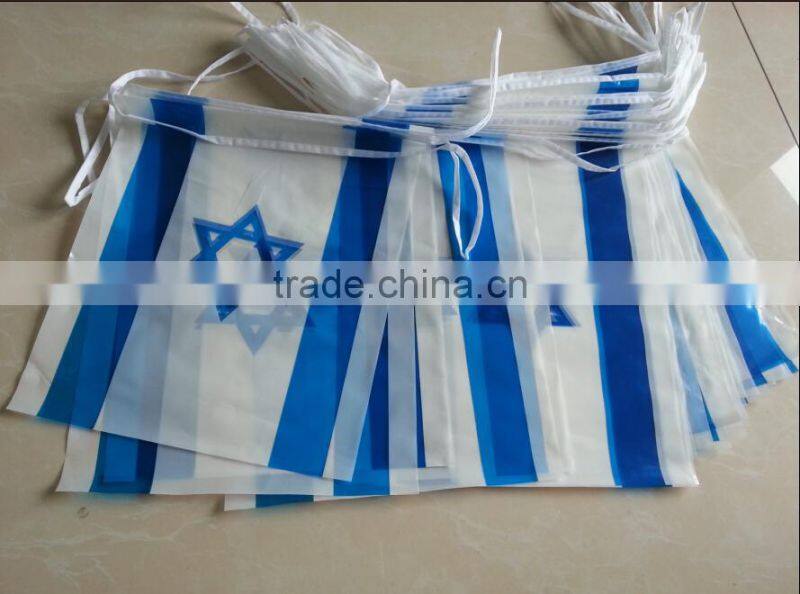 printed Israel flag