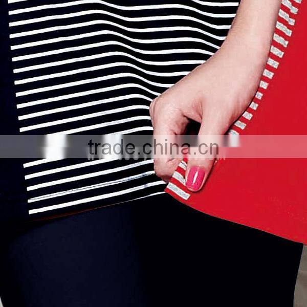 Women night dress arabic pijamas woman striped cotton women pajamas set