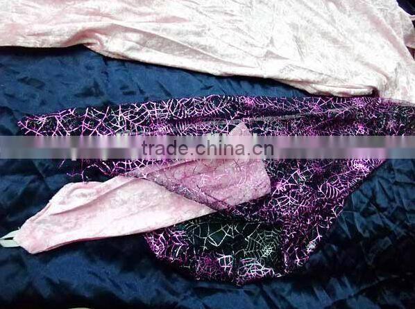 Halloween cosplay Black demon pink vampire costume