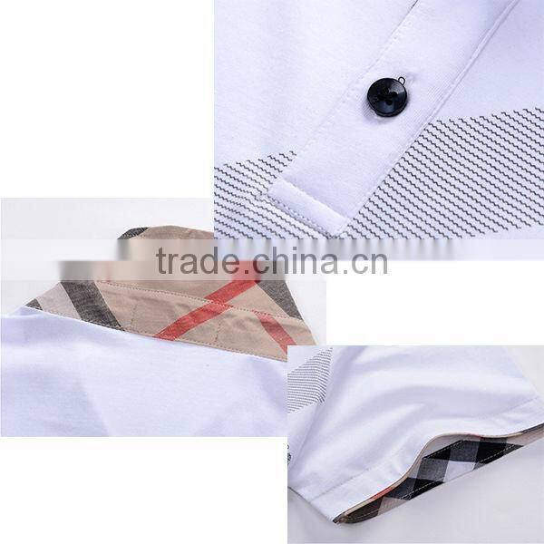 Fashion design cotton polyester promotional polo shirt embroidery on sale