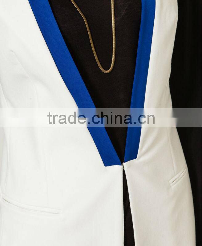 Longline Colorblocked Blazer
