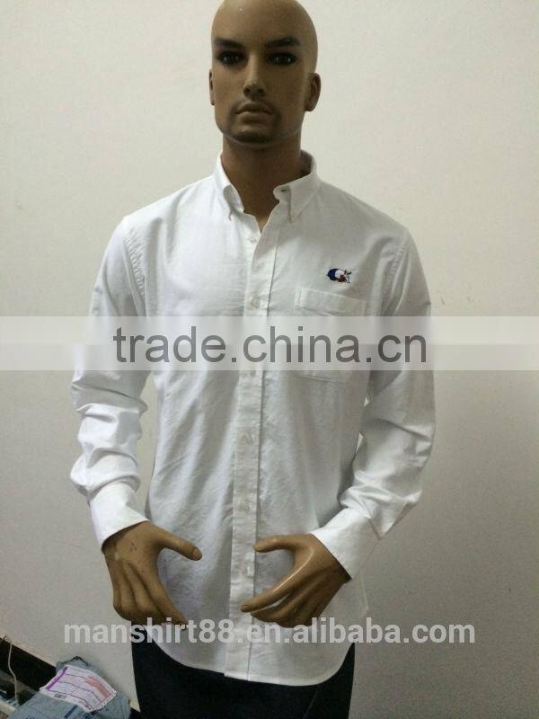 custom label and logo cheap button down oxford shirt