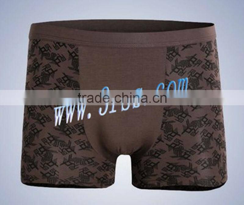 2014 Fashion design men's cotton/spandex underwear boxer briefs