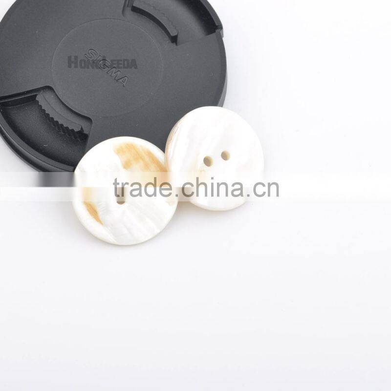 Big Natural shell buttons 28mm 2-hole mother of pearl buttons decoration SHELL-008