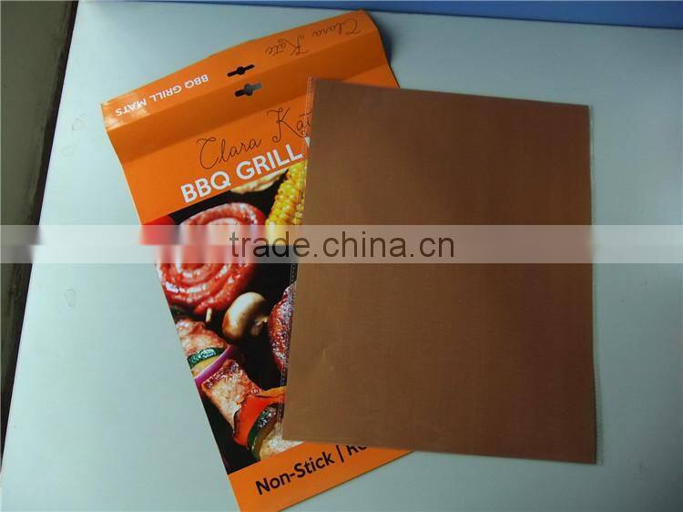 Non-stick Copper Grill Baking Mat BBQ grill mat fireproof charcoal Yoshi bbq grill mat