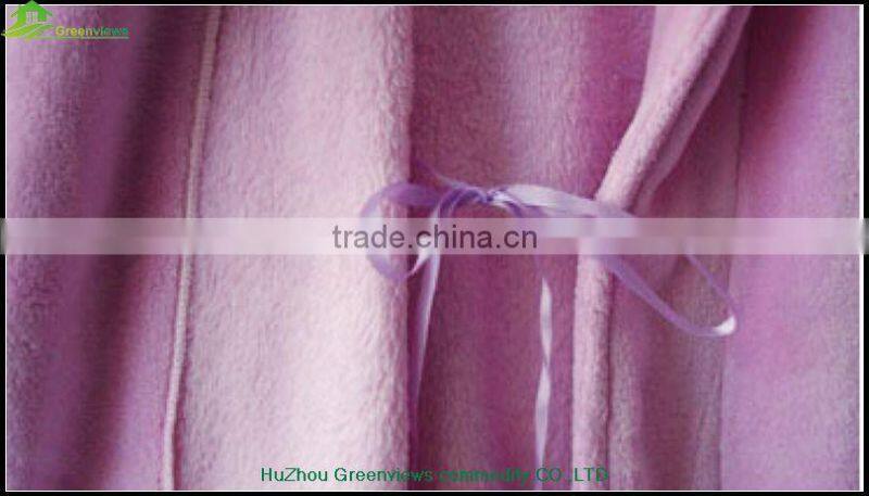 Coral fleece fabric bathrobe for couples bath robe velvet robe