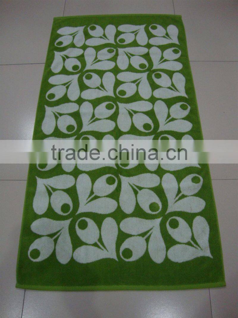 TOP 3 Shandong Factory cotton yarn-dyed jacquard beach towel