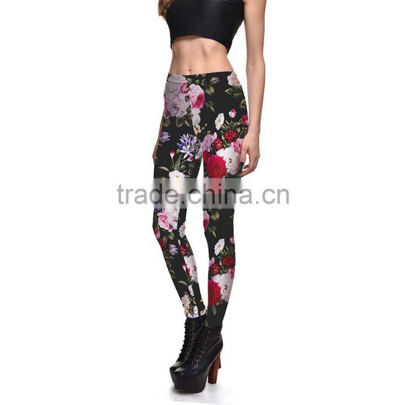 latest doughnut yoga jogging legging /morning xg white skeleton rose plus size high waist athletic high waist yoga pants