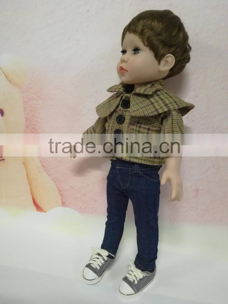 Handsome doll full vinyl 18 inch doll for boy