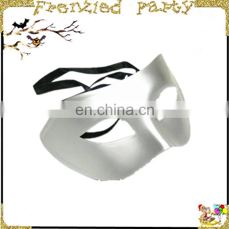 new silver fancy plastic pvc mask