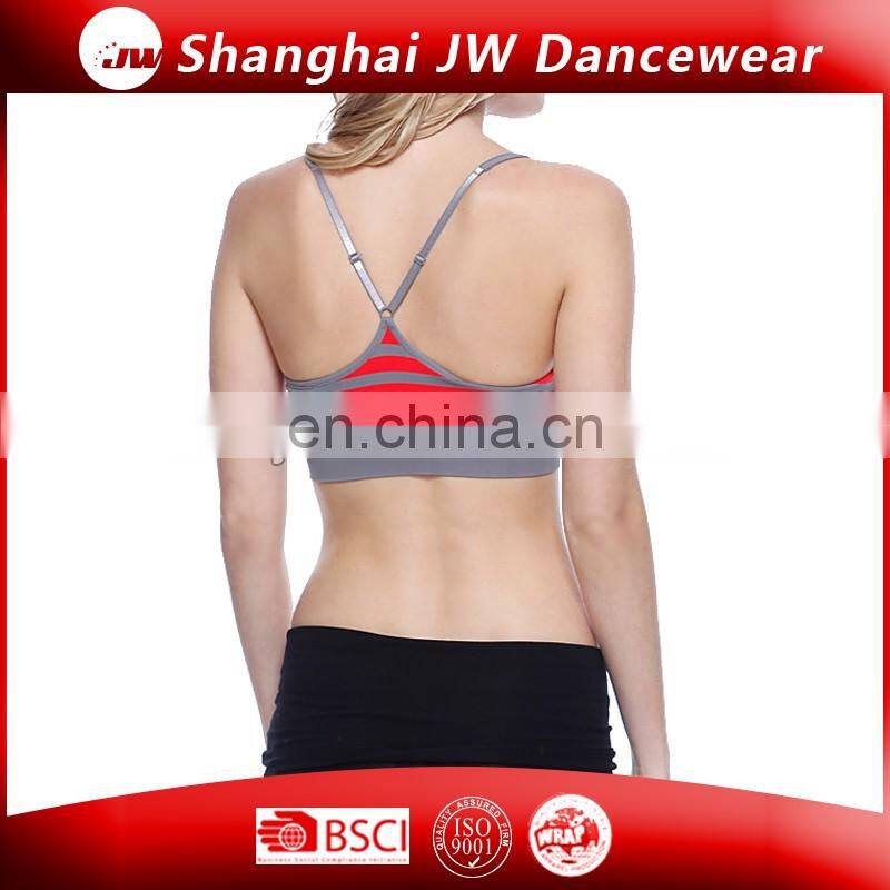 Young Lady Sexy sports wear cheap wholesale seamless sports bra for girls