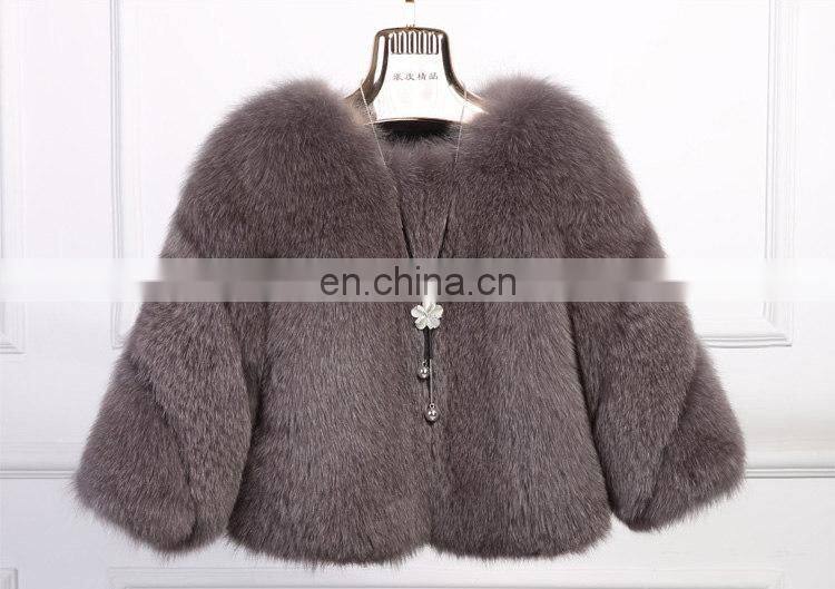 2016 New Factory Price High-Quality Cheap Fox Fur Coat Real Fur Winter Coat