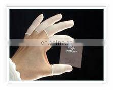 Medical producing cleanroom used transparent 100% natural latex finger cots