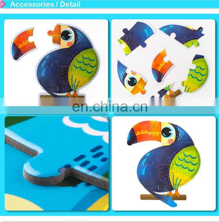 2017 hotsale 3D puzzle adorable toucan