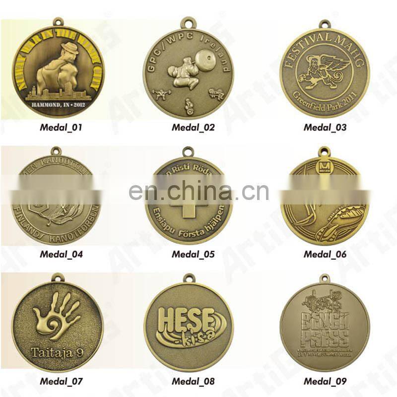 Medal Factory Custom Bulk Blank Hard Enamel Metal Dental Medal Hanger