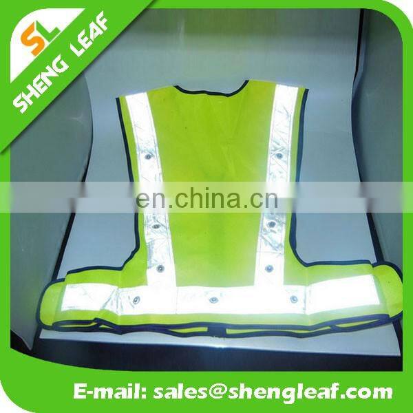 2017 Custom design of flashing LED safety vest.