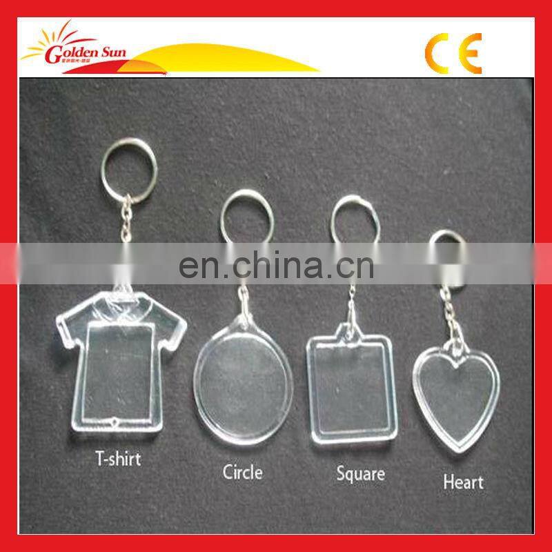 Promotional Customized Cheap Acrylic Keychain Blank Photo Frame/Acrylic Frames Keychain