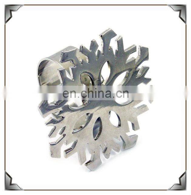 Christmas series accessories metal napkin ring