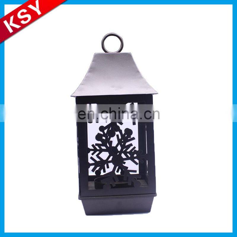 Popular Competitive Price Long Stemmed Metal Hanging Glass Tea Light Hexagon Candle Holder