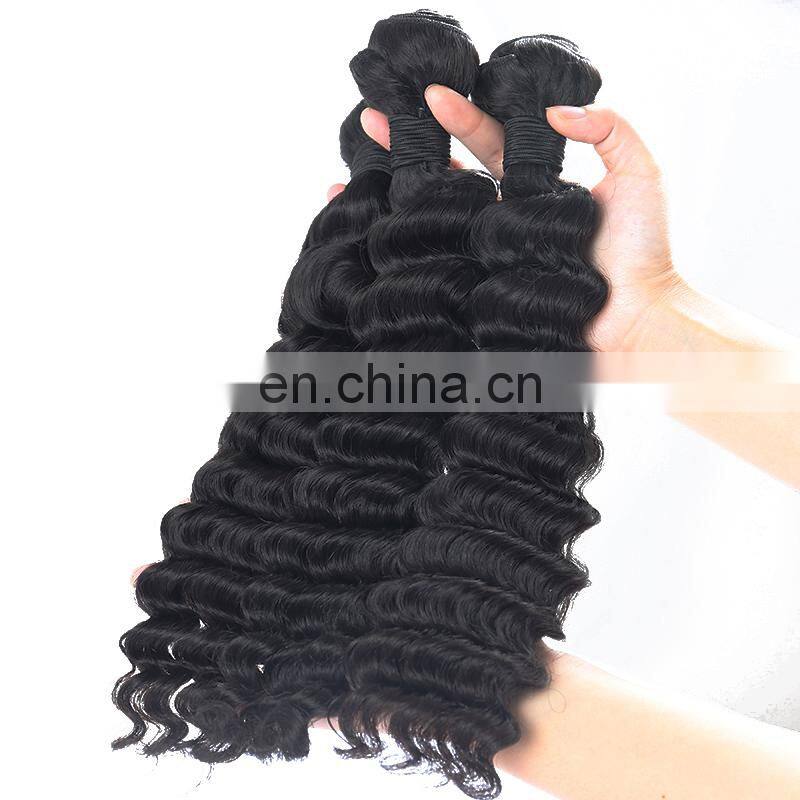 Deep wave human hair wholesale virgin indian hair