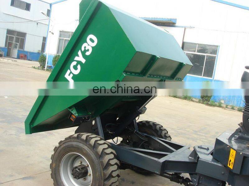 3.0ton 4wd dump truck with hydraulic dumping on sale