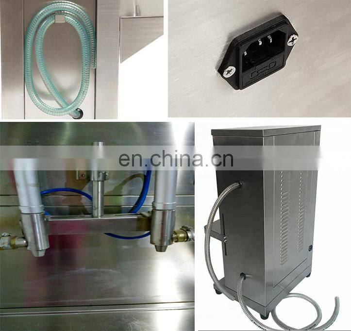 small scale edible lubricating lube motor coconut beard essential oil bottle filling and capping machine