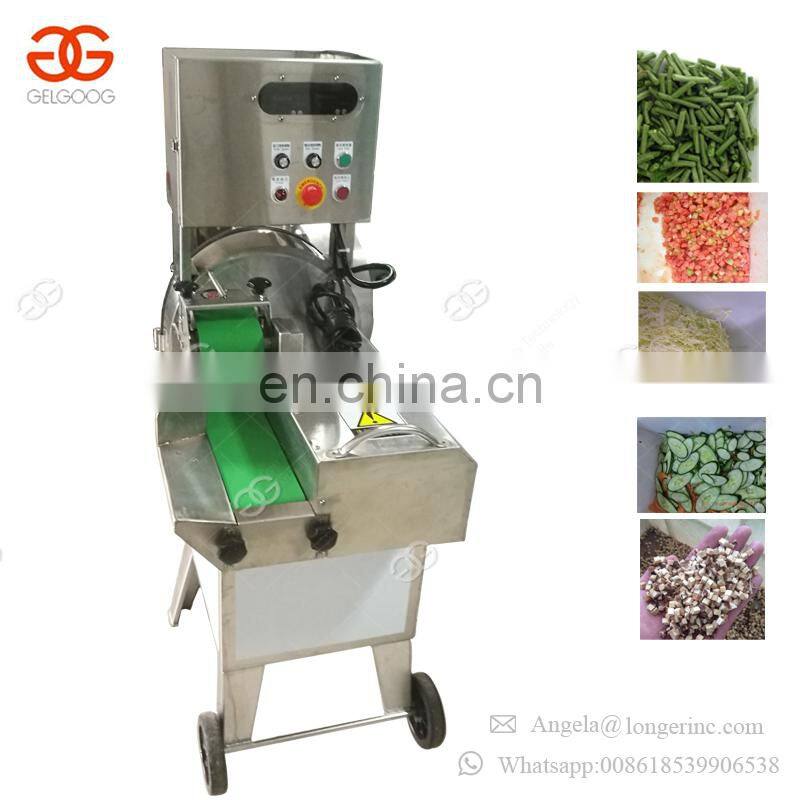 Commercial Kitchen Electric Vegetable Beet Carrot Cutting Potato Chips Slicer Chilli Cucumber Coriander Salad Cutter Machine