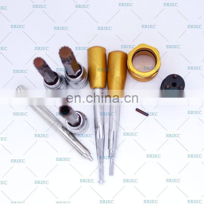 8PCS Valve Plate Remove Tools Common Rail Injector Repair and Injection Sealing Rings Device for Bosh denso injector